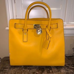 Michael kors yellow handbag